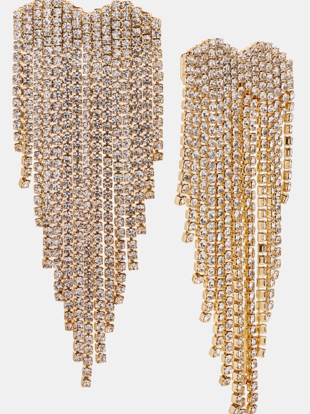 I.N.C, International Concepts Pavé Heart Chandelier Earrings Macy's